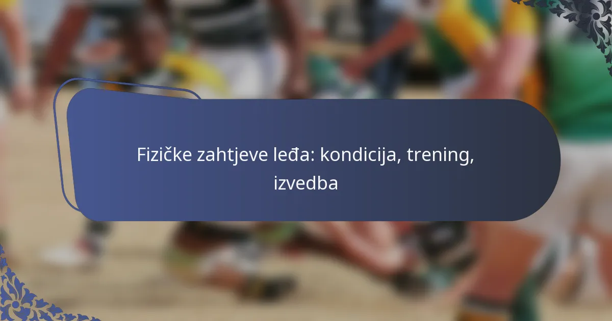 Fizičke zahtjeve leđa: kondicija, trening, izvedba